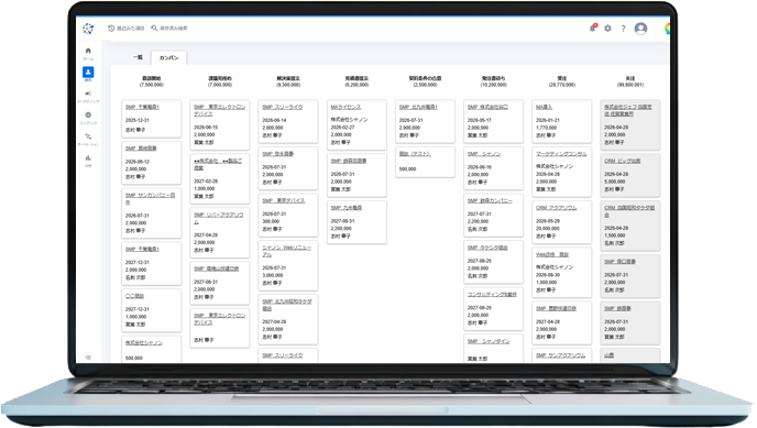 SFA商談管理機能イメージ