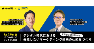 営業部主導ではじめる! デジタル時代における失敗しないマーケティング連携の仕組みづくり 営業部主導ではじめる! デジタル時代における失敗しないマーケティング連携の仕組みづくり